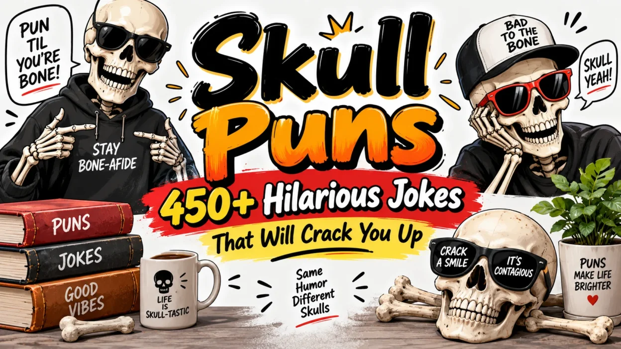 Skull Puns 450+ Hilarious Jokes That Will Crack You Up 💀