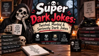 Super Dark Jokes Twisted, Morbid & Seriously Dark Jokes