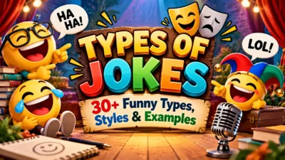 Types of Jokes 30+ Funny Types, Styles & Examples