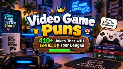 Video Game Puns 410+ Jokes That Will Level Up Your Laughs