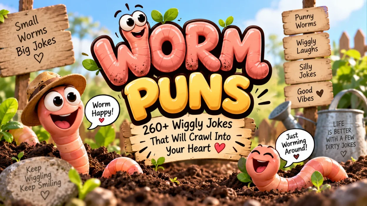 Worm Puns 260+ Wiggly Jokes That Will Crawl Into Your Heart