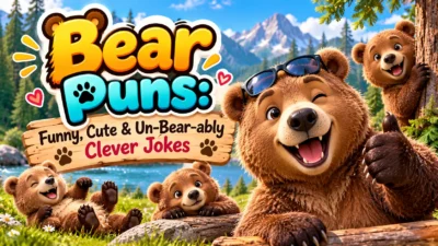 Bear Puns: Funny, Cute & Un-Bear-ably Clever Jokes 🐻