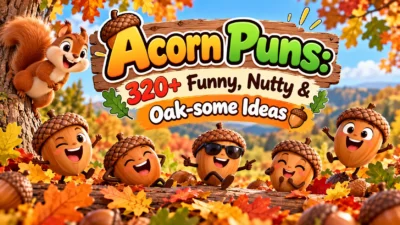 Acorn Puns: 320+ Funny, Nutty & Oak-some Ideas 🌰