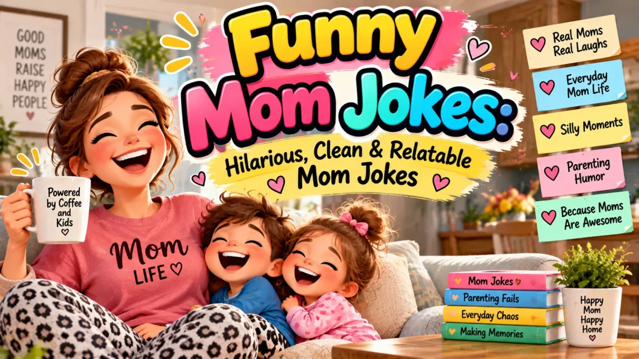 Funny Mom Jokes: Hilarious, Clean & Relatable Mom Jokes