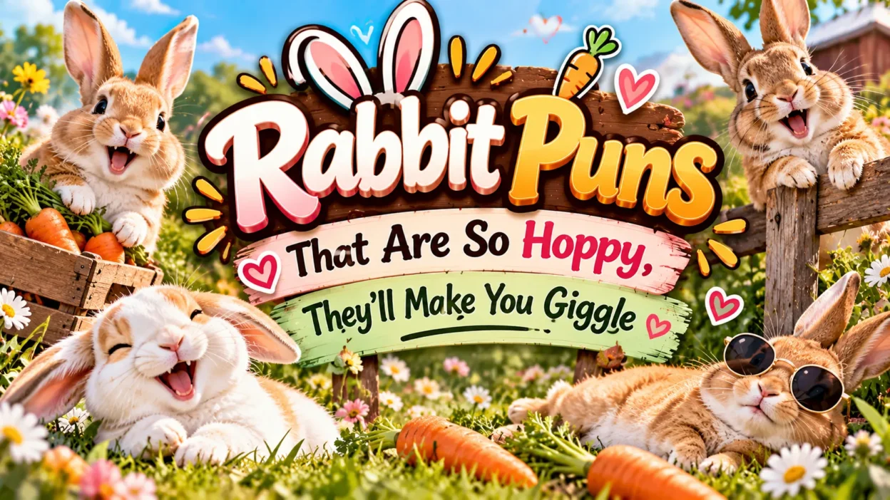 Rabbit Puns That Are So Hoppy, They’ll Make You Giggle 🐰
