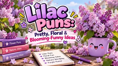 Lilac Puns: Pretty, Floral & Blooming-Funny Ideas 💜