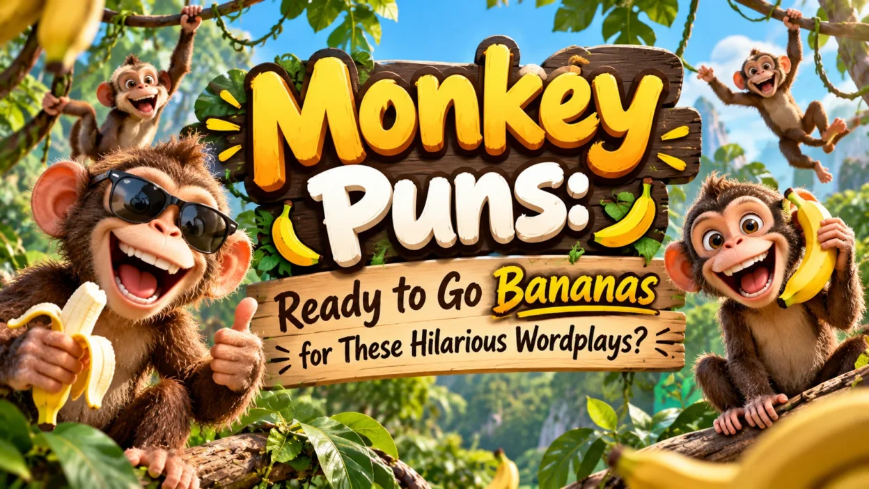 Monkey Puns Ready to Go Bananas for Hilarious Wordplays