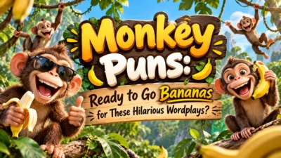 Monkey Puns Ready to Go Bananas for Hilarious Wordplays