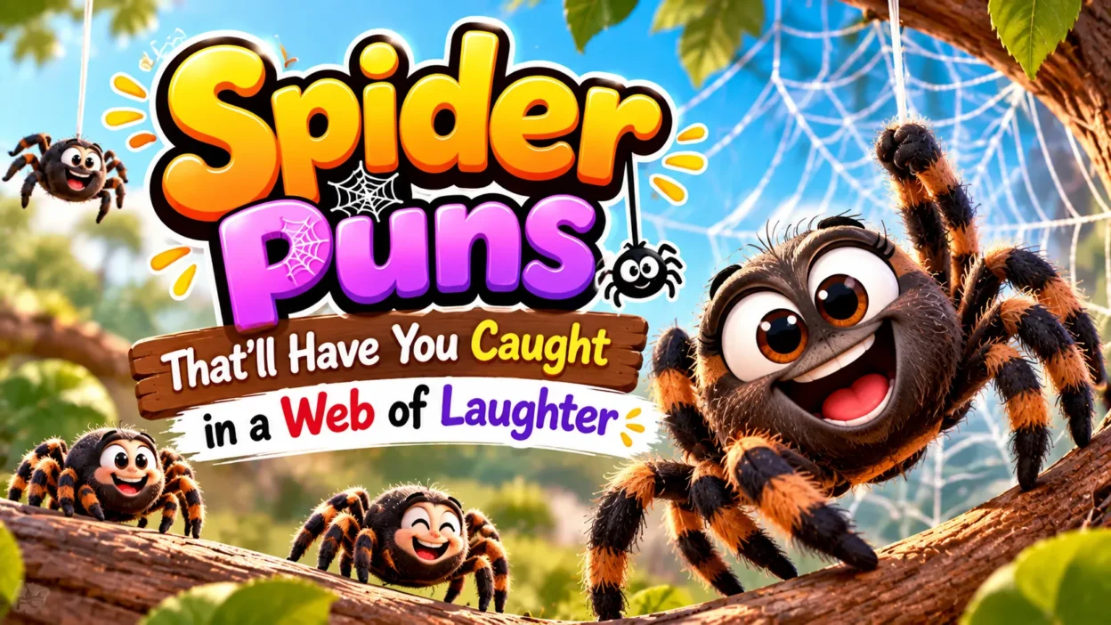 Spider Puns That’ll Have You Caught in a Web of Laughter 🕷️