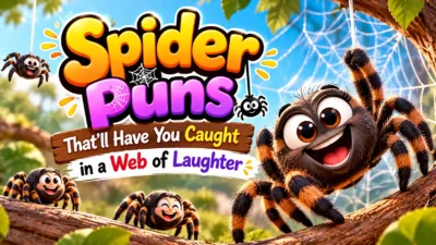 Spider Puns That’ll Have You Caught in a Web of Laughter 🕷️