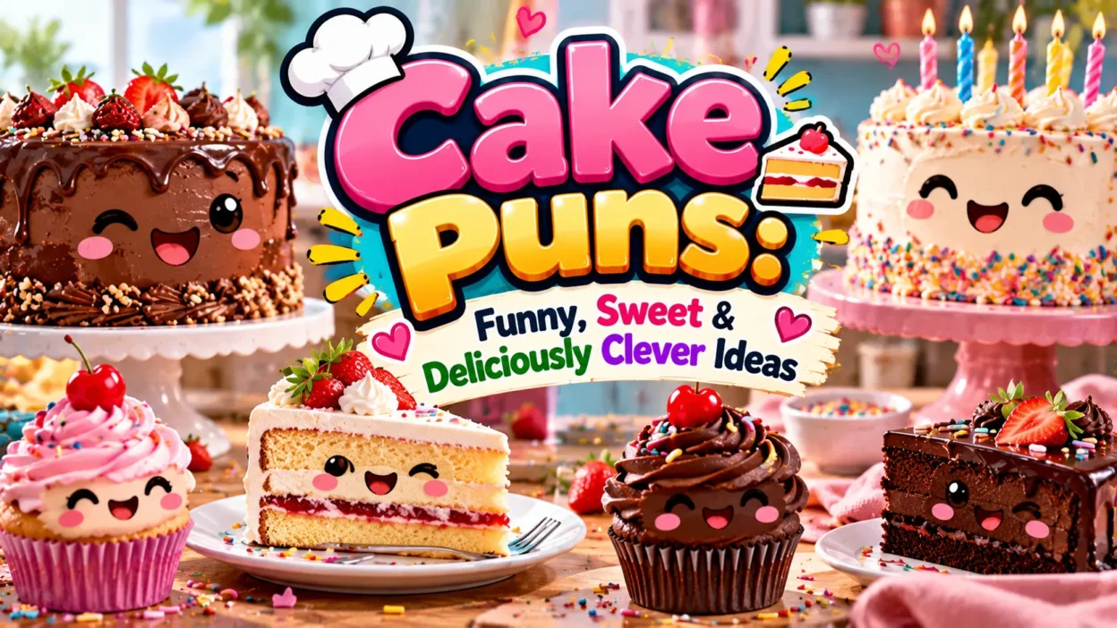 Cake Puns: Funny, Sweet & Deliciously Clever Ideas 🍰